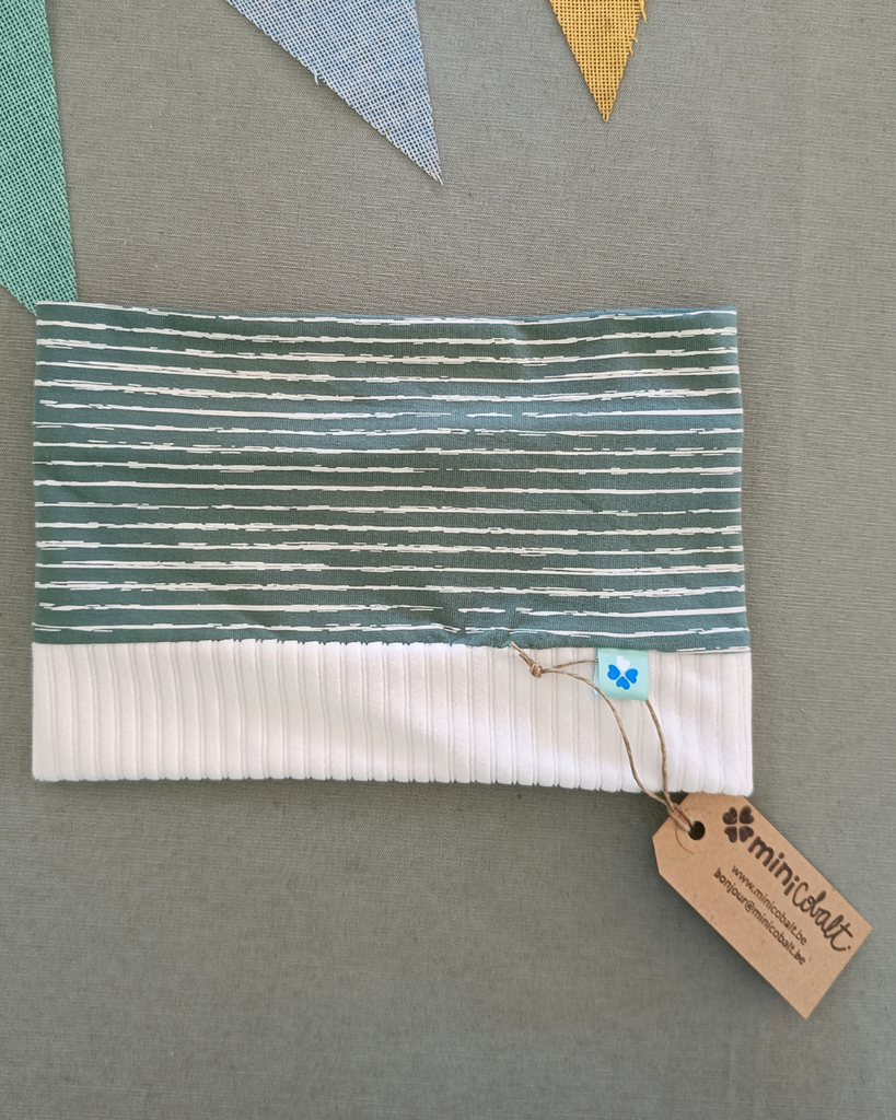 Snood Blizzard Ligné Vert