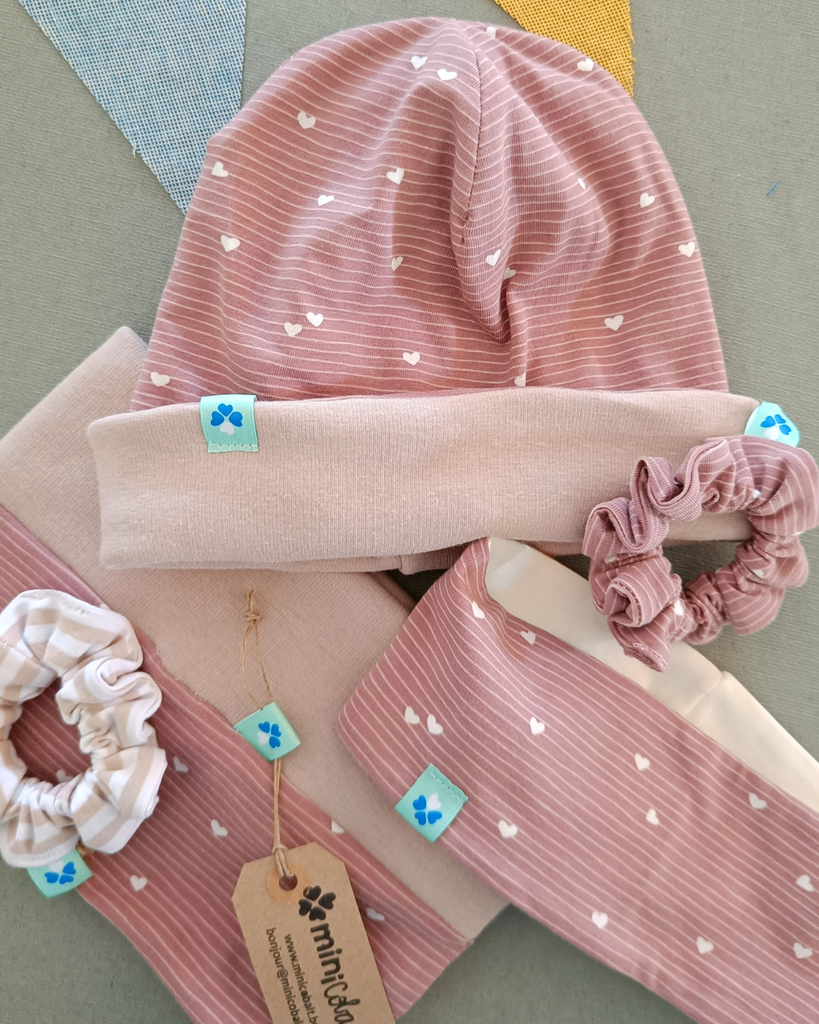 Bonnet Flocon Rose