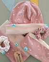 Bonnet Flocon Rose