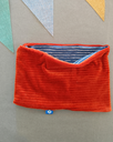 Snood Blizzard Ligné Bleu
