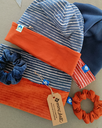 Snood Blizzard Ligné Bleu