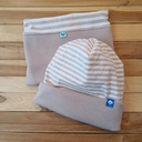 Bonnet Flocon Marin Beige