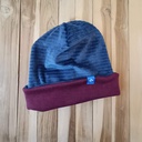 Bonnet Flocon Velours Bleu