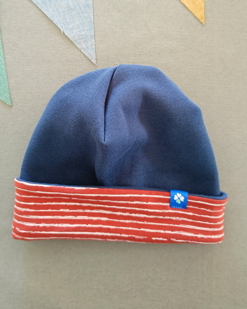 Bonnet Brise ligné rouge