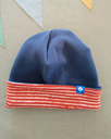 Bonnet Brise ligné rouge