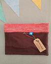 Snood Alizé Ligné Rouge