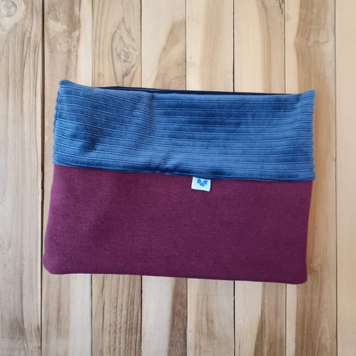 Snood Blizzard Velours Bleu