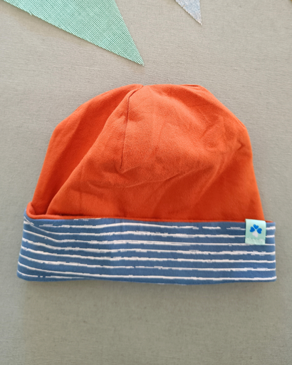 Bonnet Brise ligné bleu