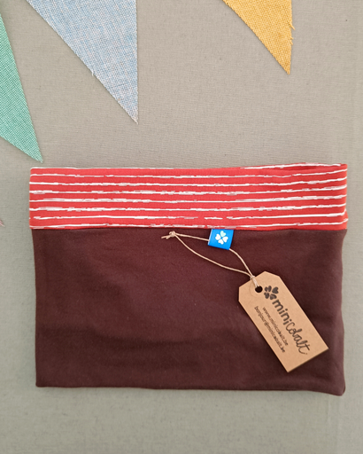 Snood Alizé Ligné Rouge