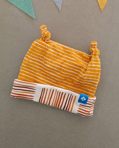 Bonnet Ondée Duo Jaune
