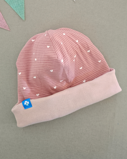 Bonnet Flocon Rose