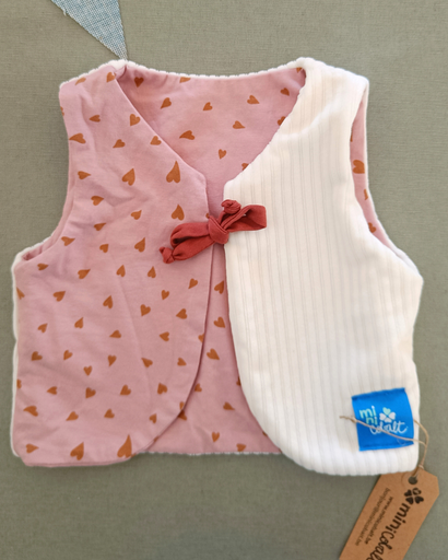 Gilet Rosée Rose
