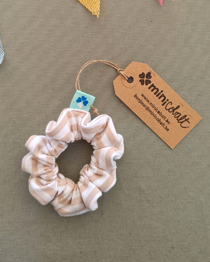 Chouchou Halo Marin Beige